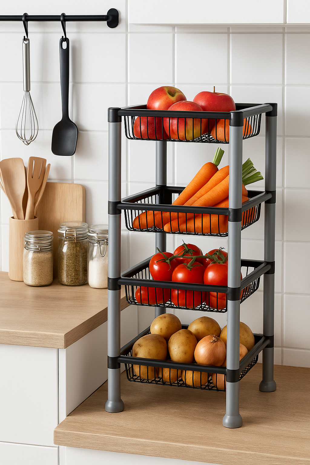 Frutero 4 Estantes Plasnew $ 620
