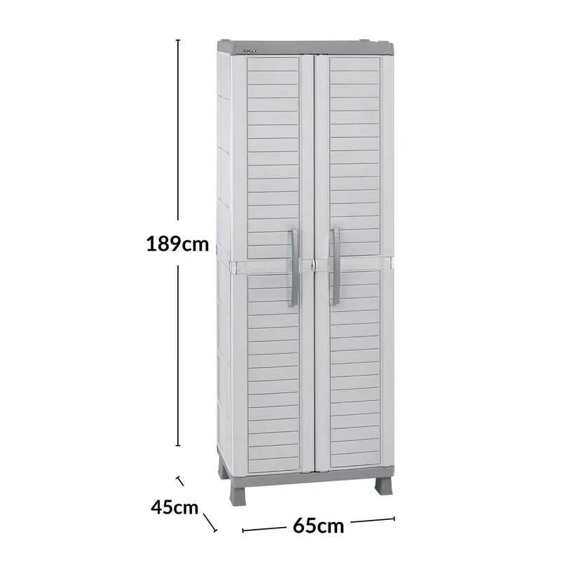 Armario Para Exterior de Plástico Rimax Color Gris