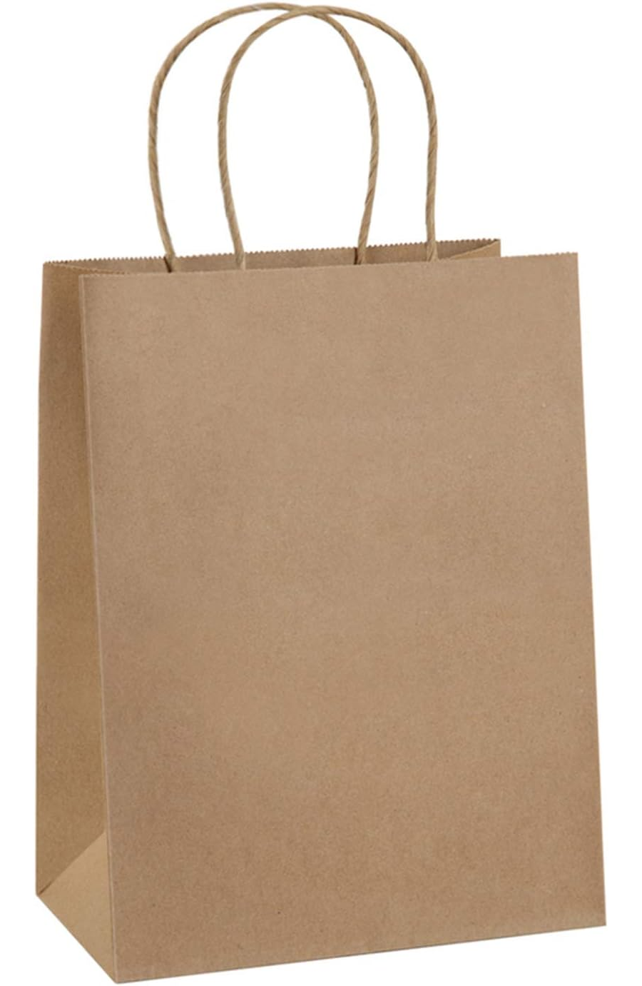 Pack De 10 Bolsas Papel Kraft Lisas Con Asa 41 X 31 X 12 Cm