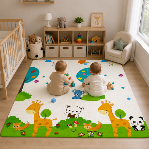 Alfombra Colchoneta Anti Golpe 150 X 180 Bebes Infantil