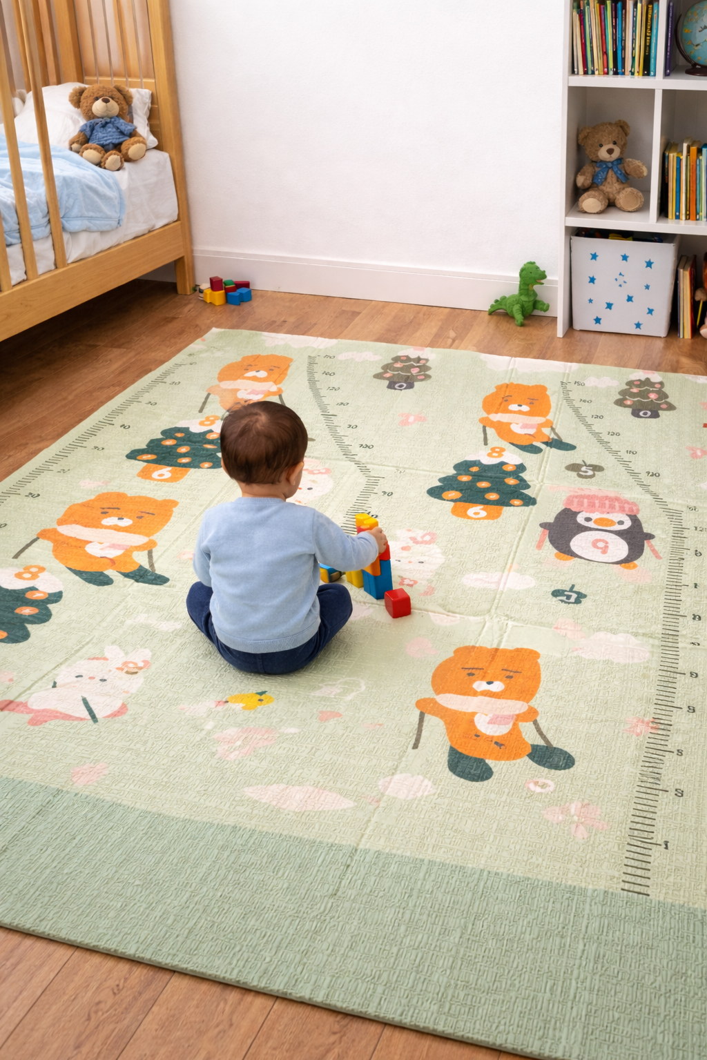 Alfombra Colchoneta Anti Golpe 200 X 180 Bebes Infantil
