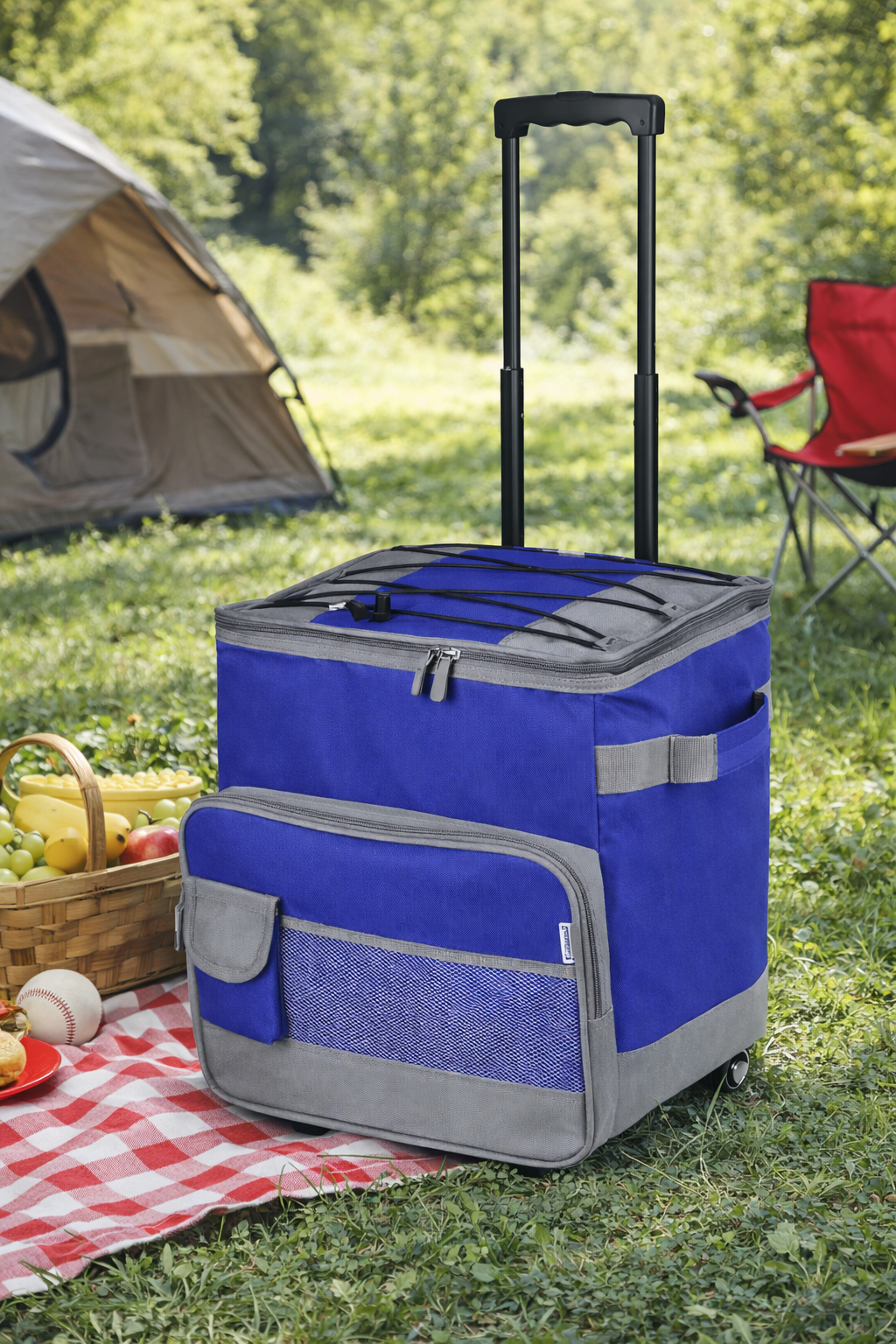 Conservadora Portátil 40L Con Ruedas Plegable Térmica