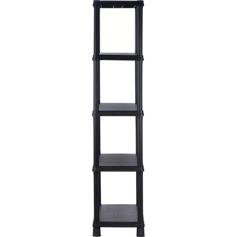 Estantería Plástica Encastrable Grande Línea Rimax Color Negro