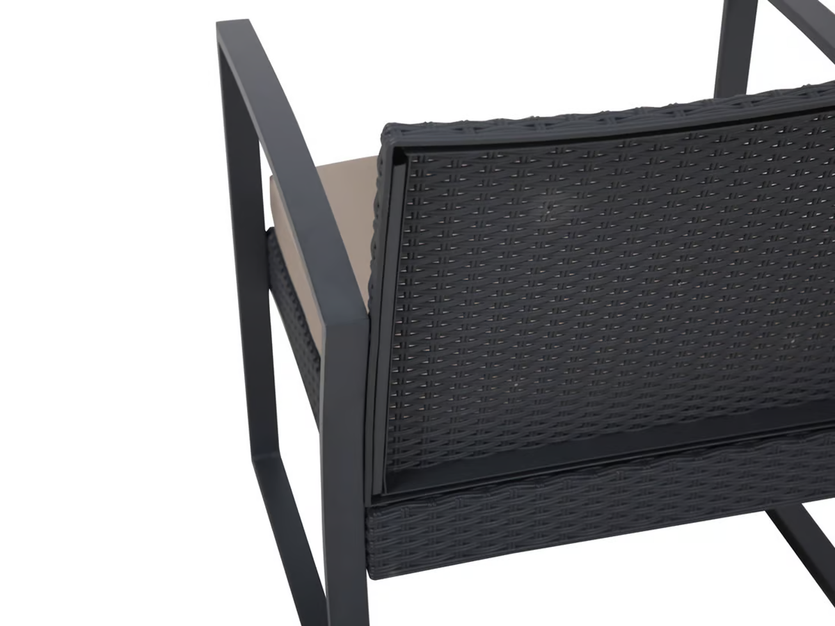 Juego De Jardín Victoria Exterior Con Sillas y Mesas Tipo Rattan