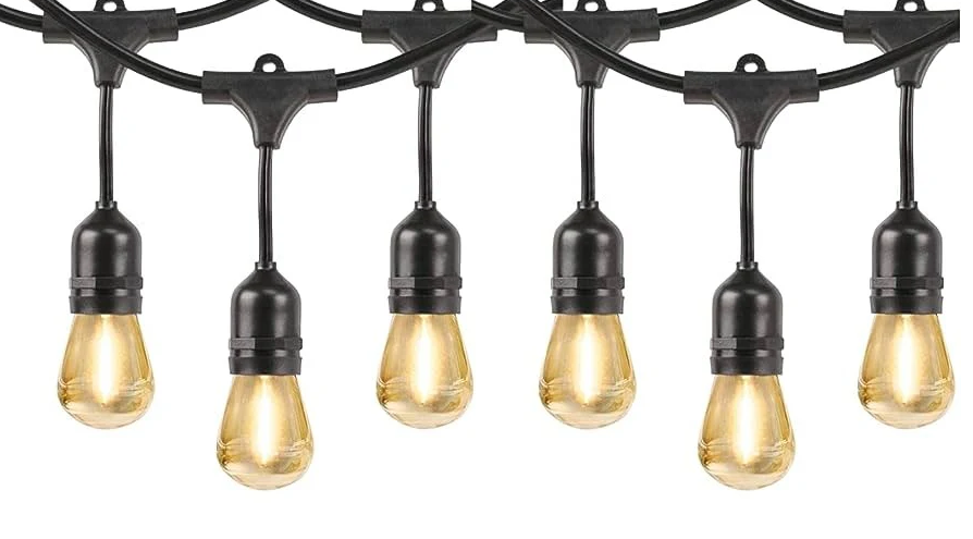Guirnalda Luces Led 5 Mt Exterior 10 Ampolletas Vintage