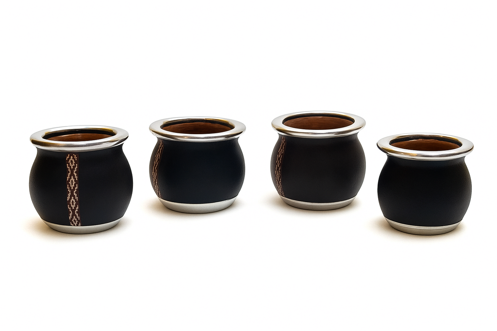 Mate de Cerámica Forrado en Cuerina