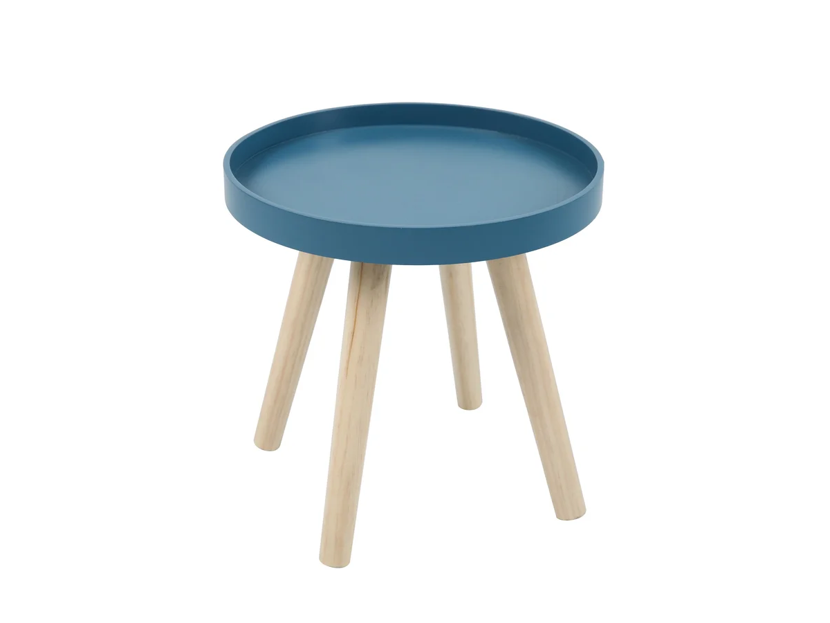 Mesa Auxiliar Delicate 30 Cm Just Home Collection Color Azul