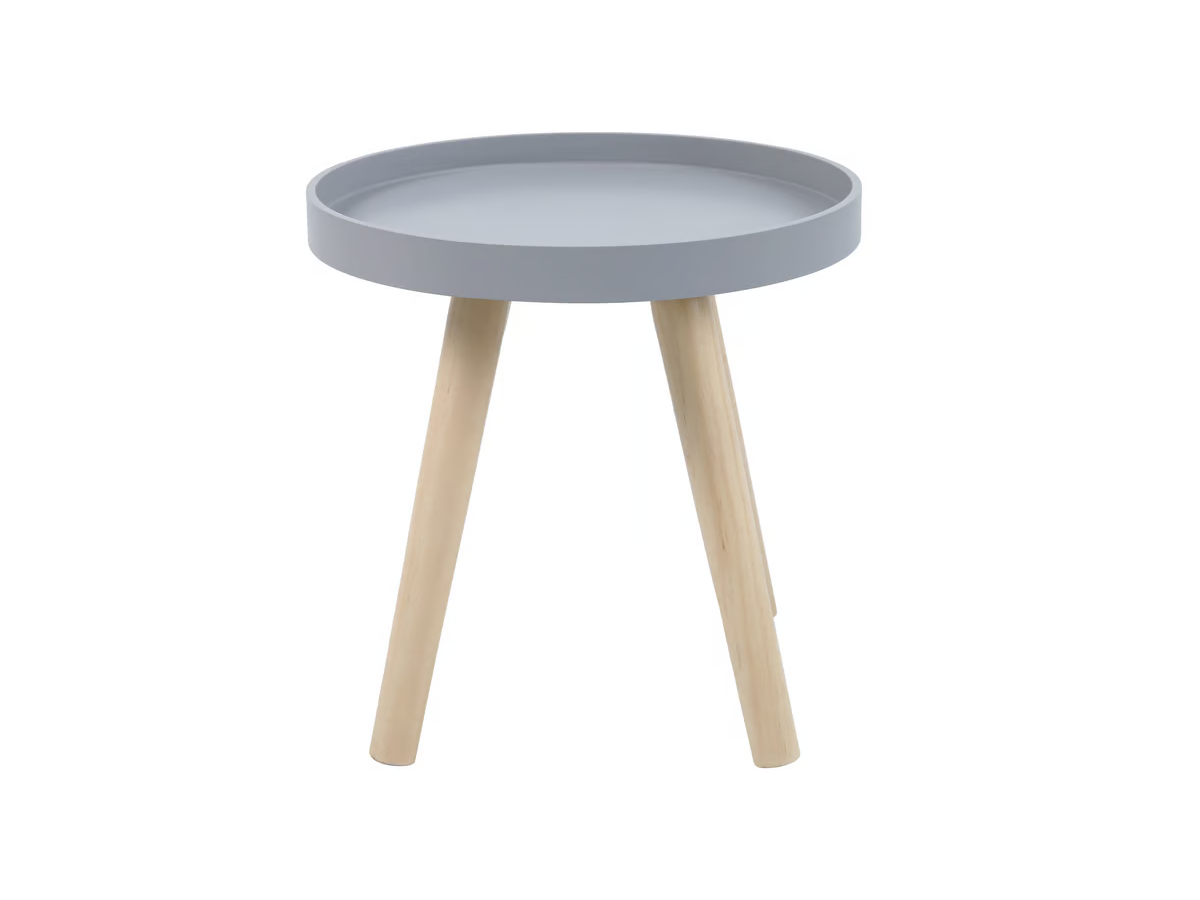 Mesa Auxiliar Delicate 30 Cm Just Home Collection Gris