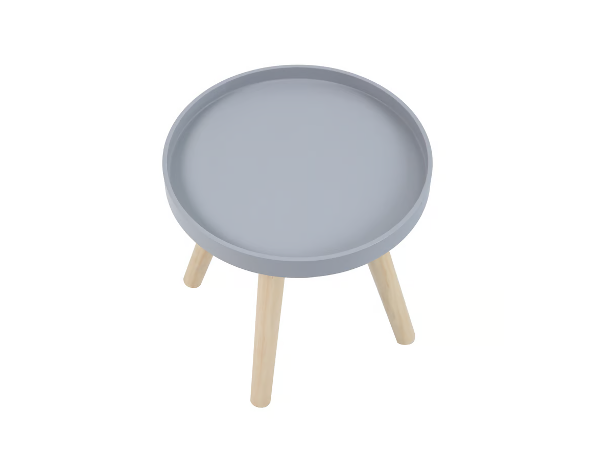 Mesa Auxiliar Delicate 30 Cm Just Home Collection Gris