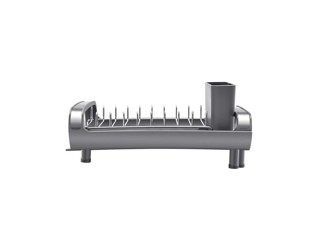 Mini Escurridor Para Platos Extensible Just Home Collection Color Gris