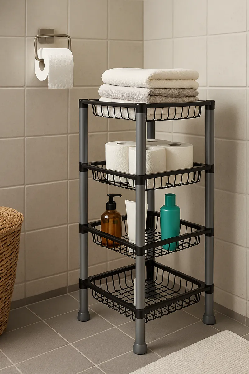 Organizador Con 4 Estantes Frutero Verduras Plasnew