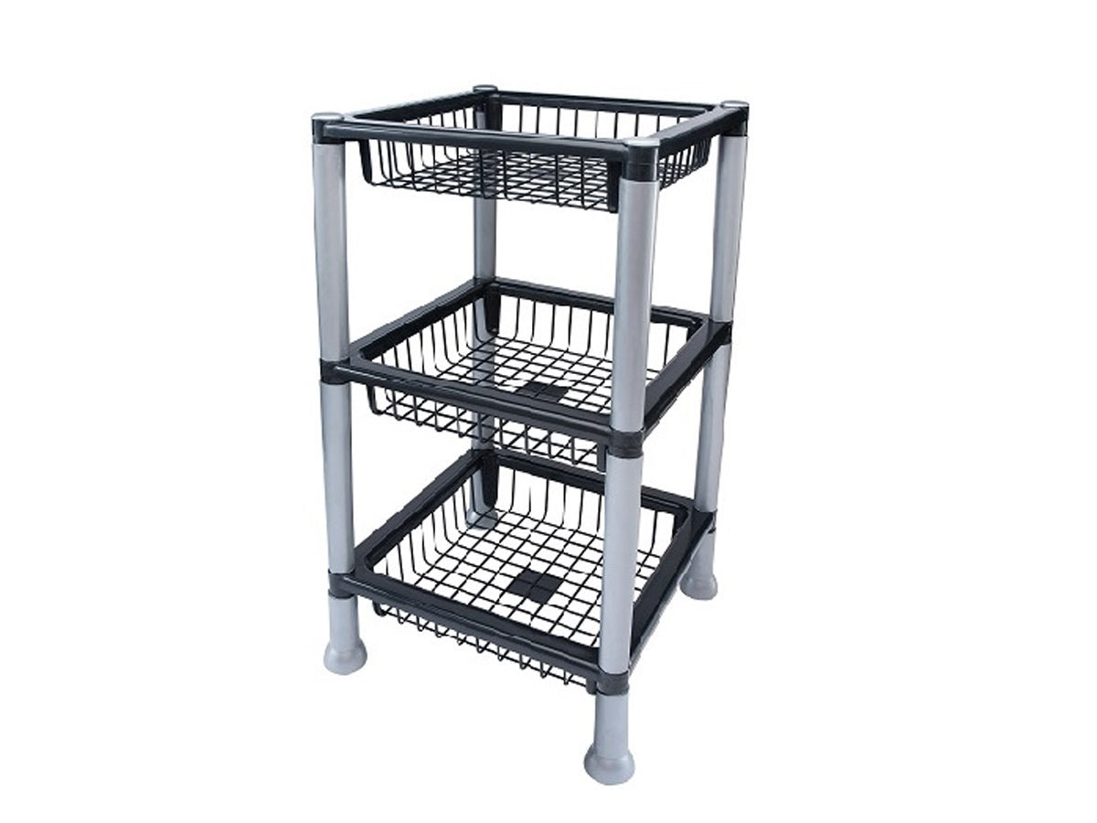 Organizador Con 3 Estantes Plasnew Cuadrado