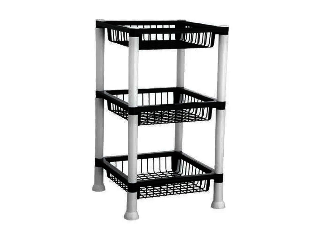Organizador Con 3 Estantes Plasnew Cuadrado