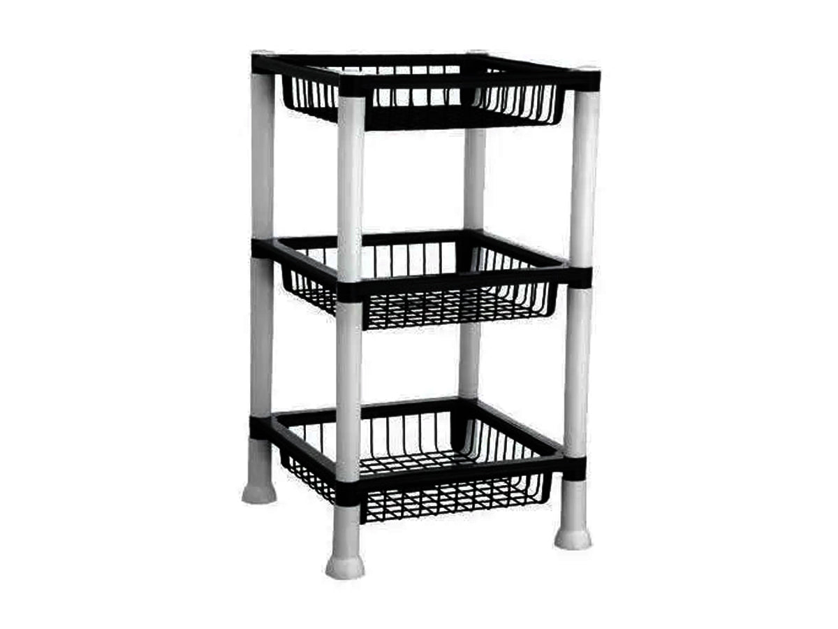Organizador Con 3 Estantes Plasnew Cuadrado