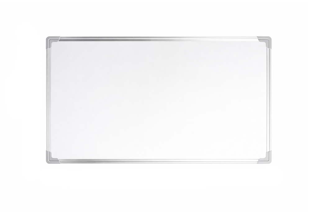 Pizarra Blanca e Imantada 90 x 150 Cm Con Marco de Aluminio