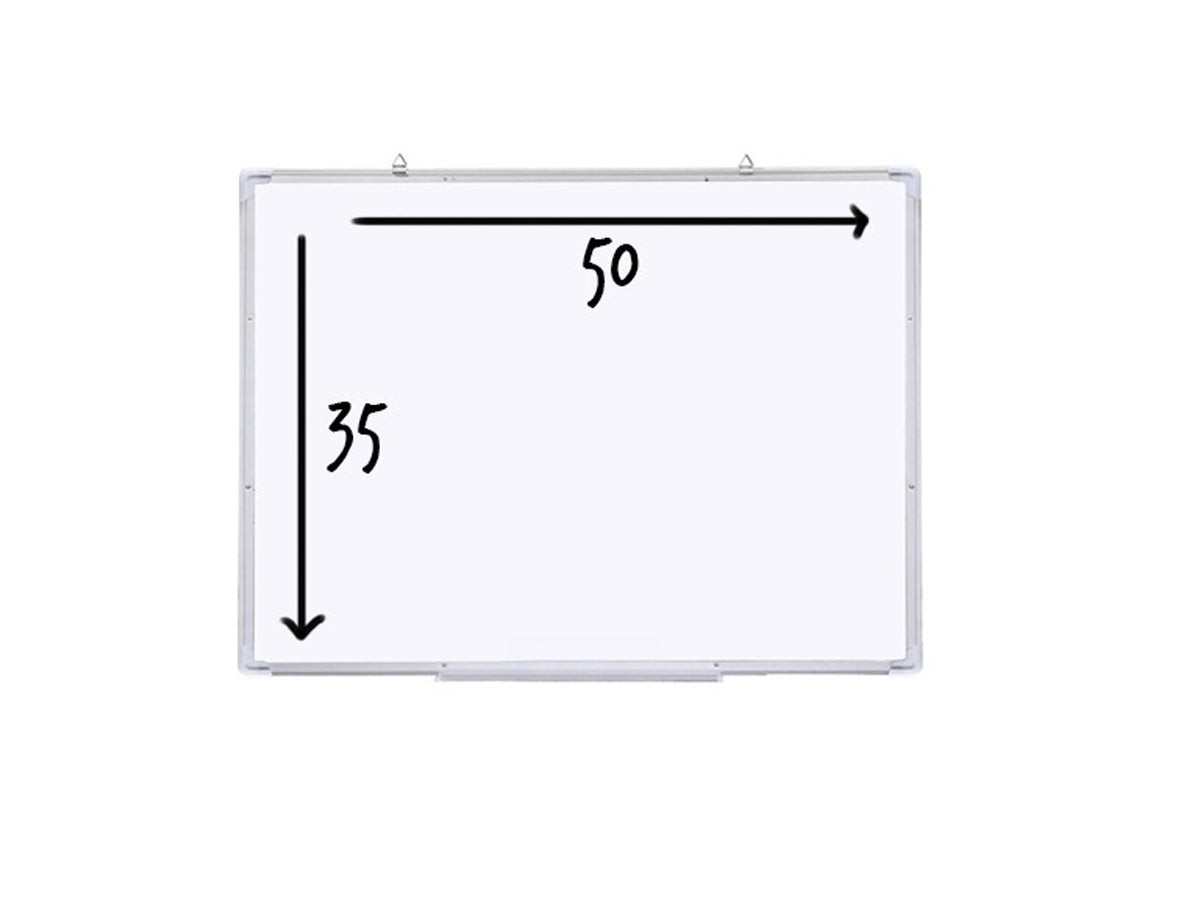 Pizarra Blanca 50 x 35 Cm Imantada Con Borrador e Imanes