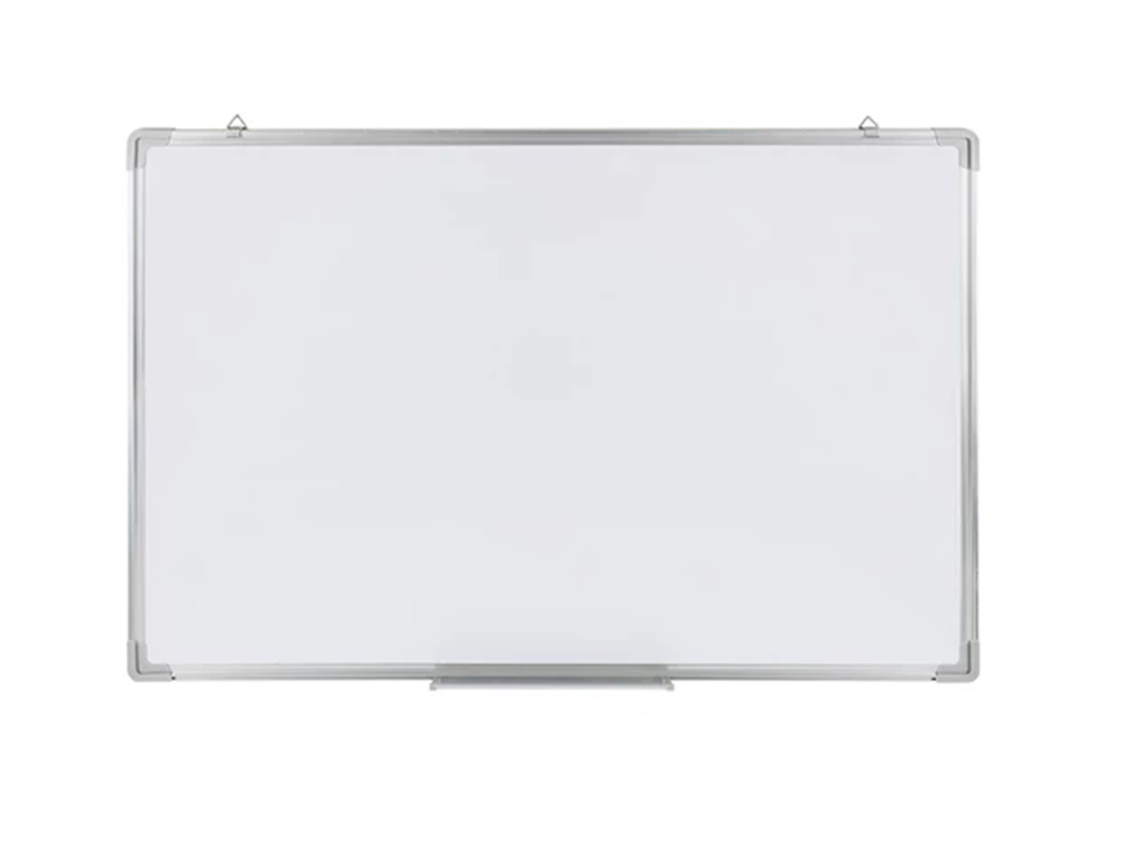 Pizarra Blanca 50 x 70 Cm Marco de Aluminio