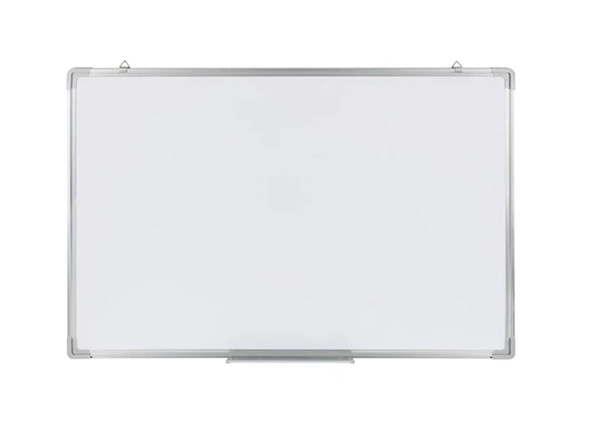 Pizarra Blanca 50 x 70 Cm Marco de Aluminio