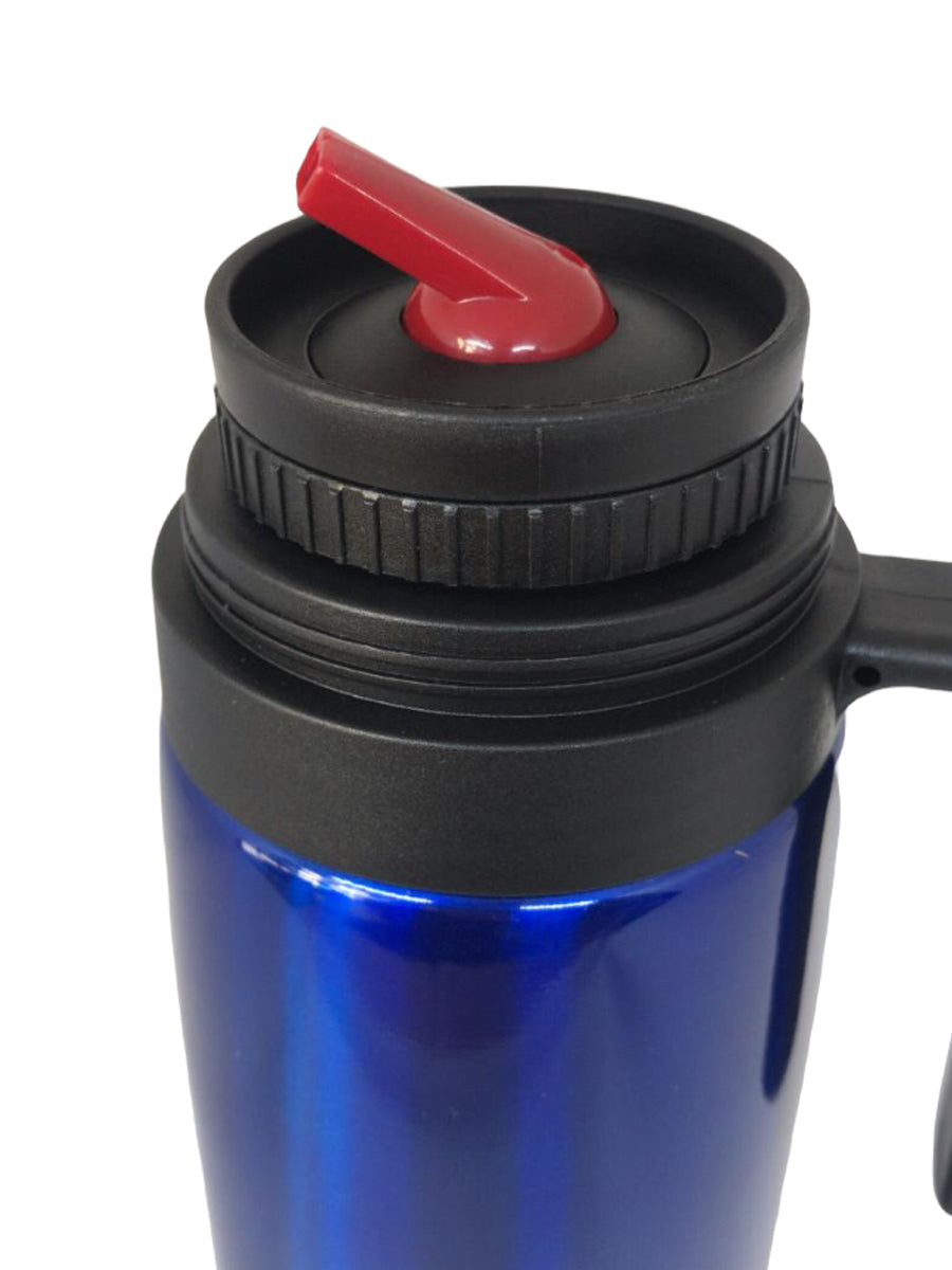 Termo Berlina Con Asa 1 Lt Pico Cebador Color Azul