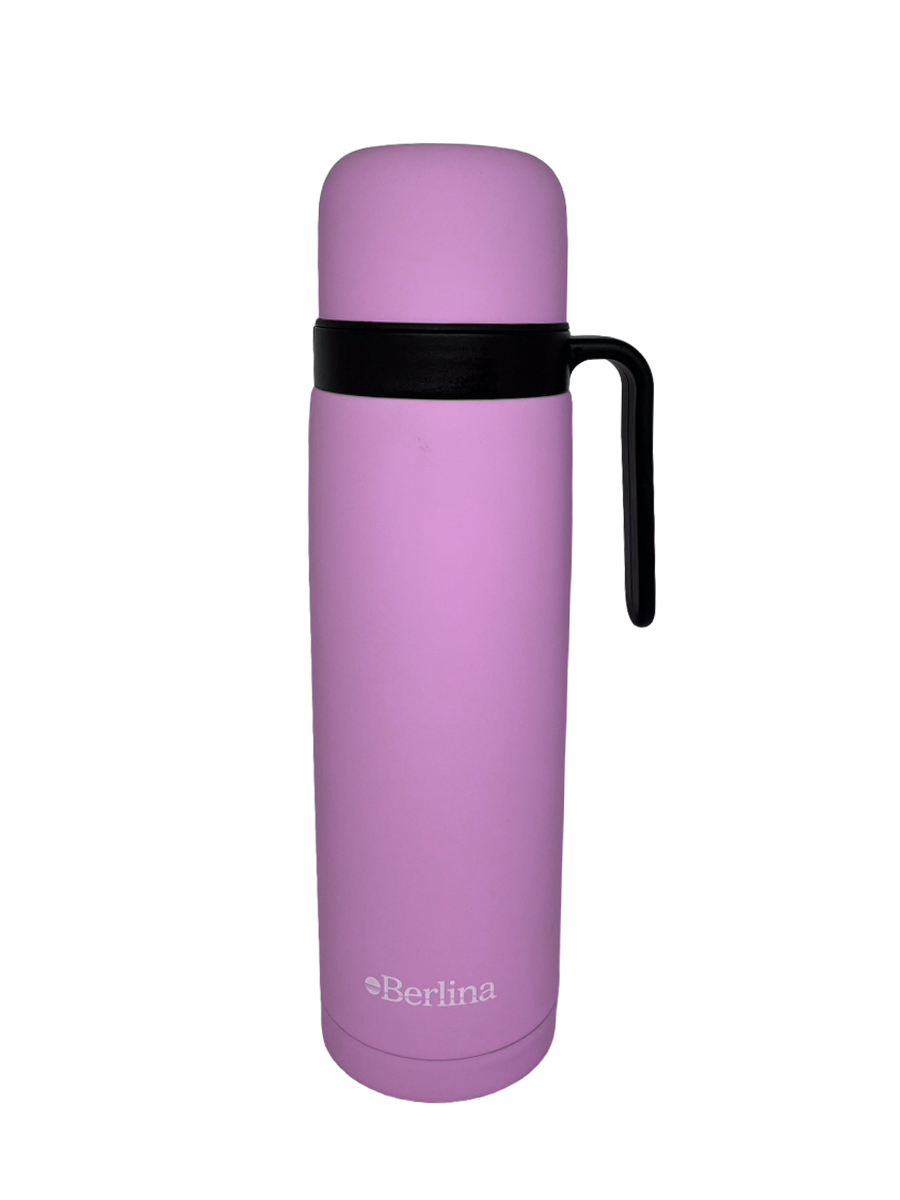 Termo Berlina Con Asa 1 Lt Pico Cebador Color Lila
