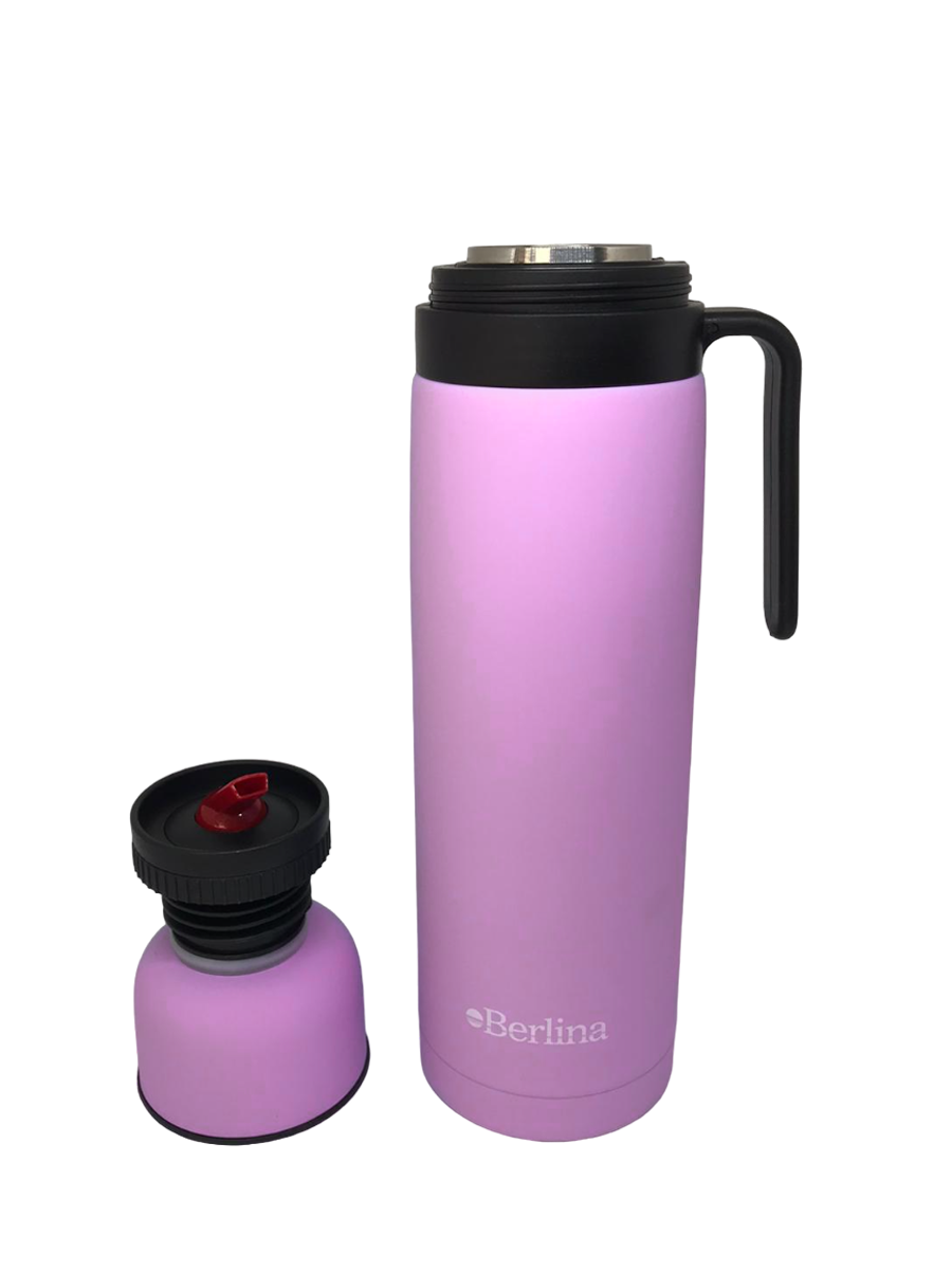 Termo Berlina Con Asa 1 Lt Pico Cebador Color Lila